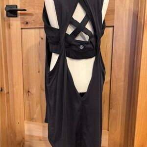 Lululemon Black Crisscross Back Tank
